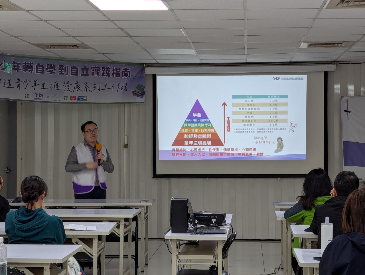 陳旺德研發長專講自立教育