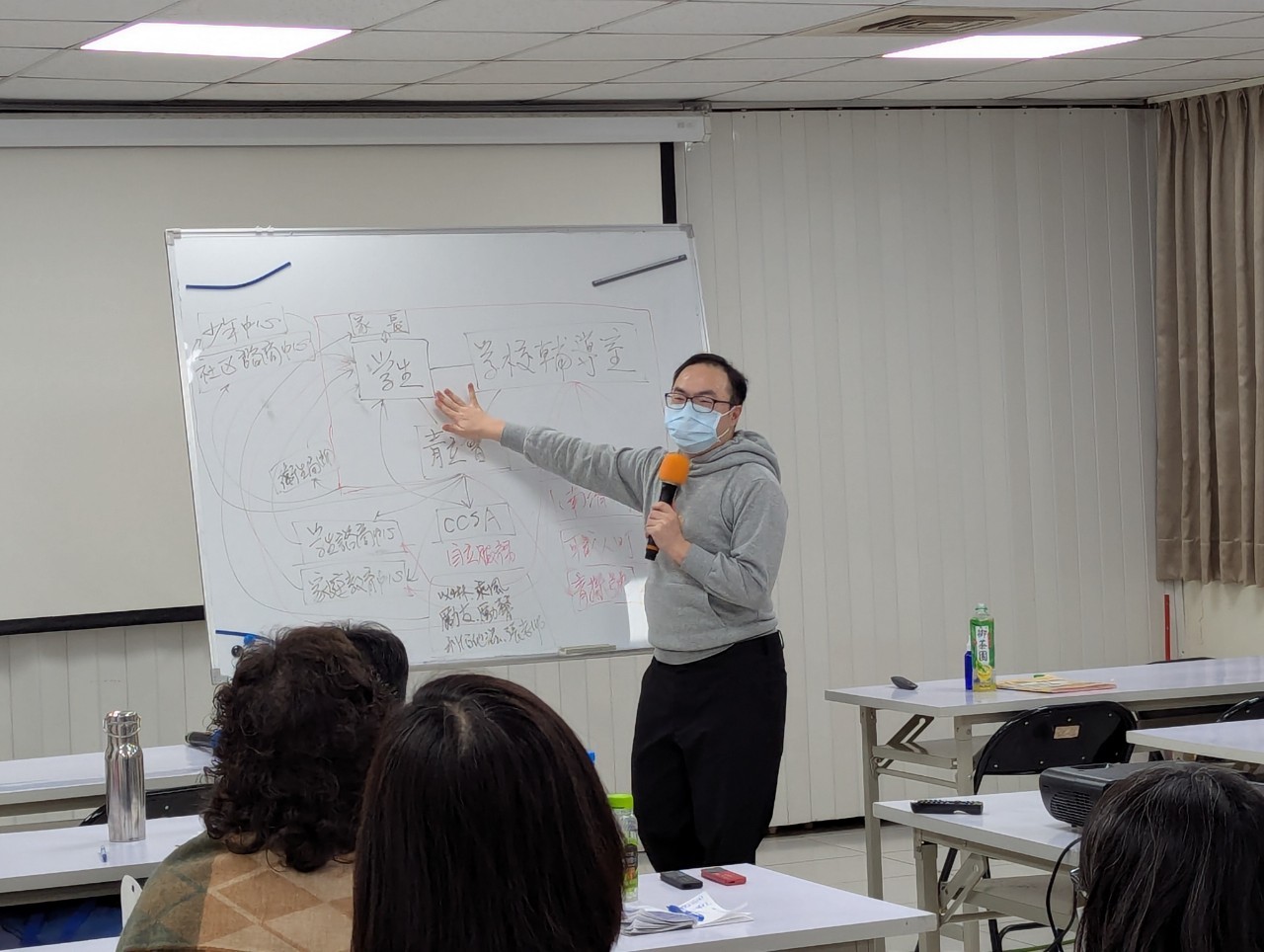 陳旺德研發長介紹北北基桃地區可能創建的橫向資源網絡