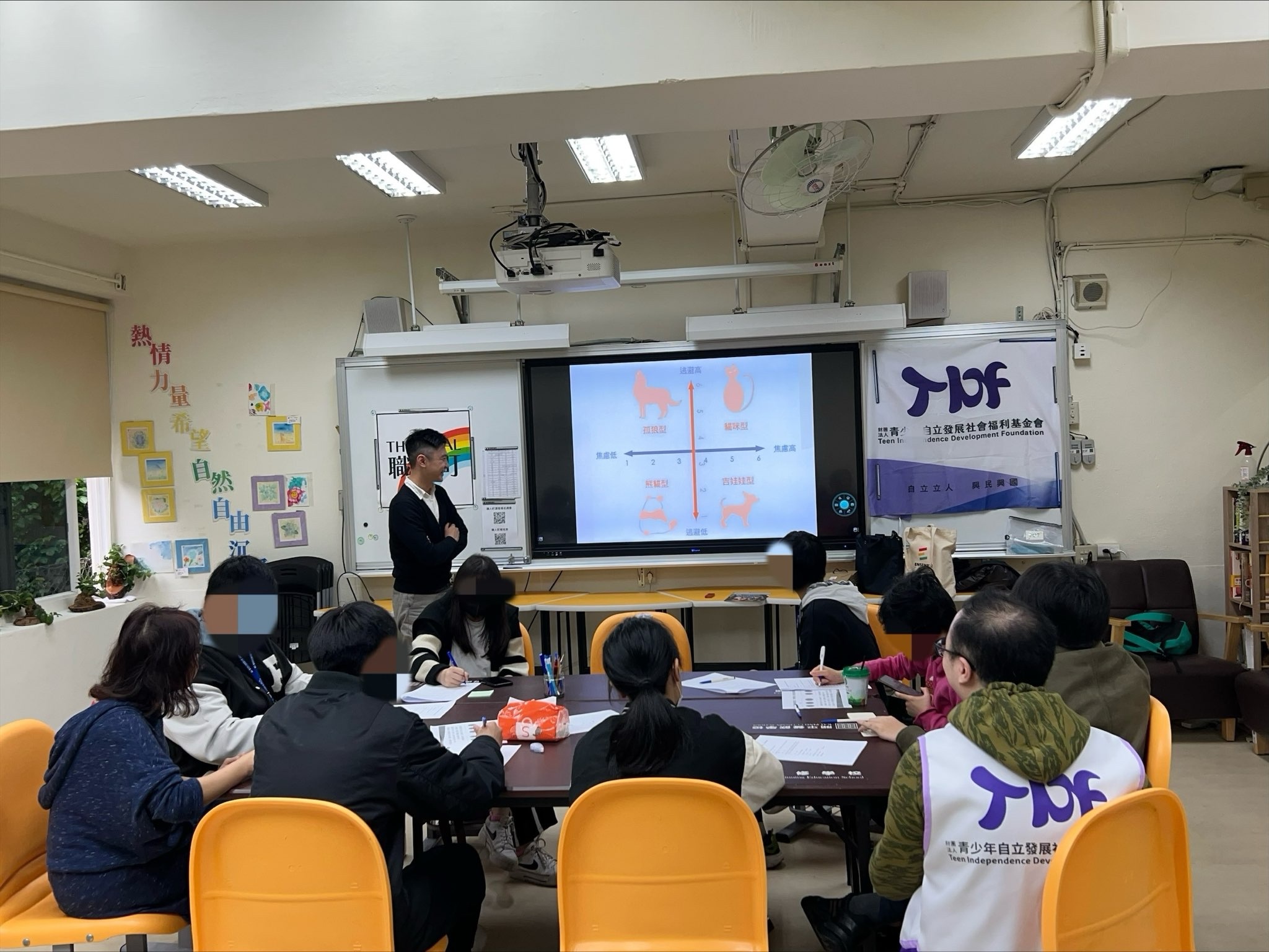 博堯諮商師講述動物類型測驗結果