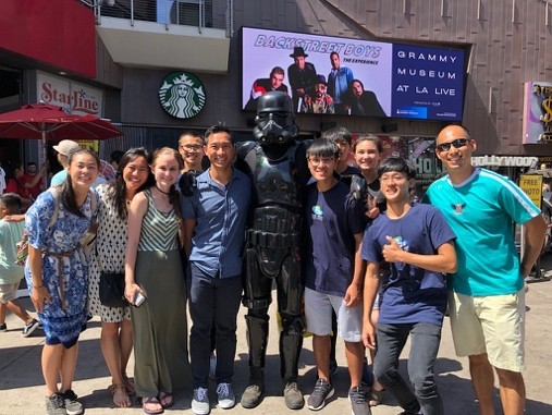 Michael前往美國進行交換學習