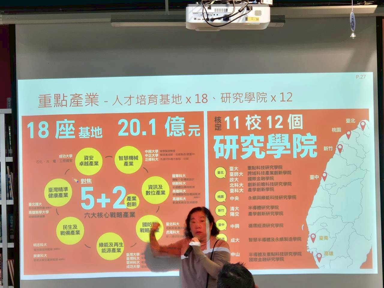 台家盟秘書長生動演講