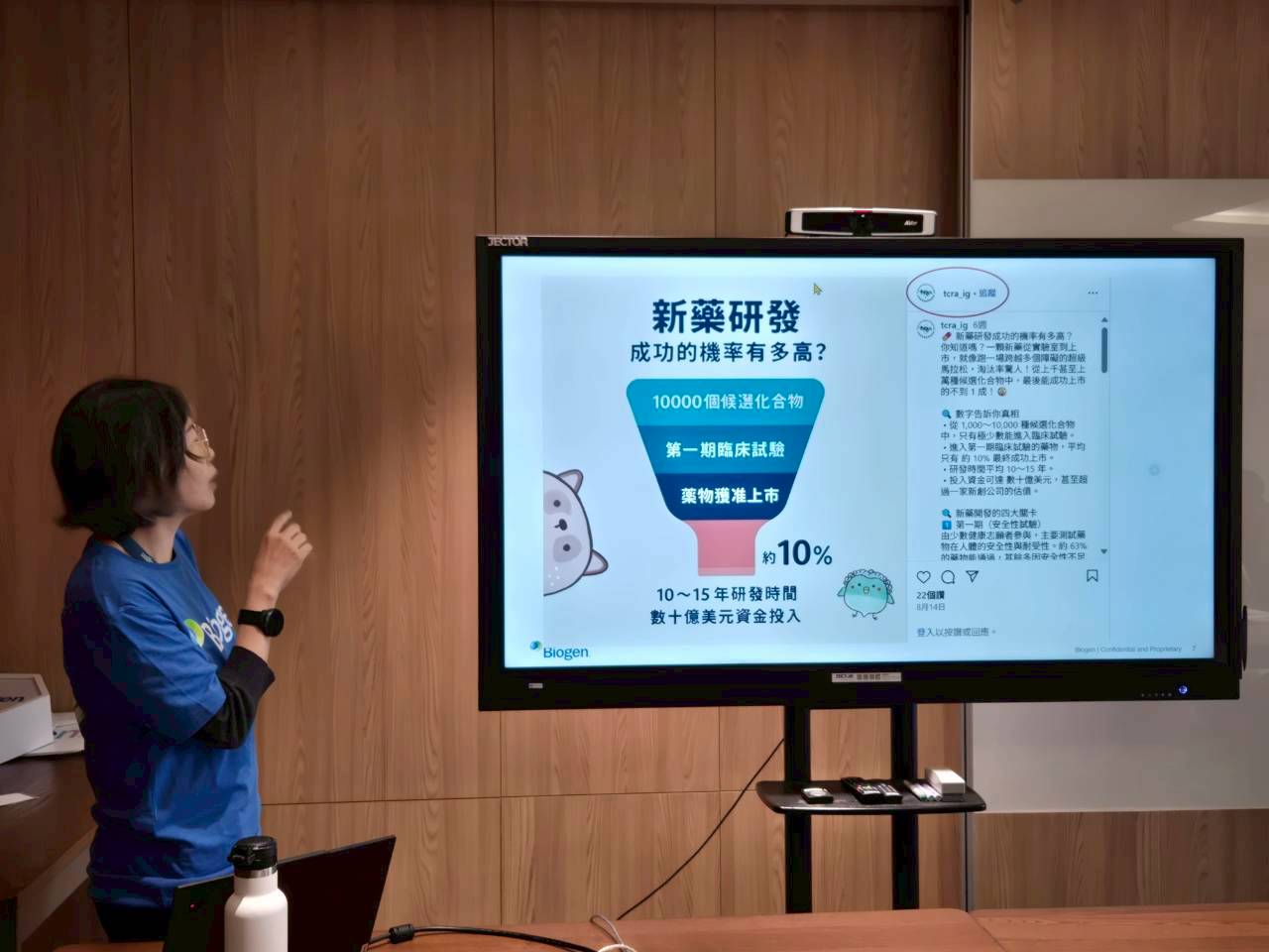 同仁介紹藥物研發和試驗的歷程